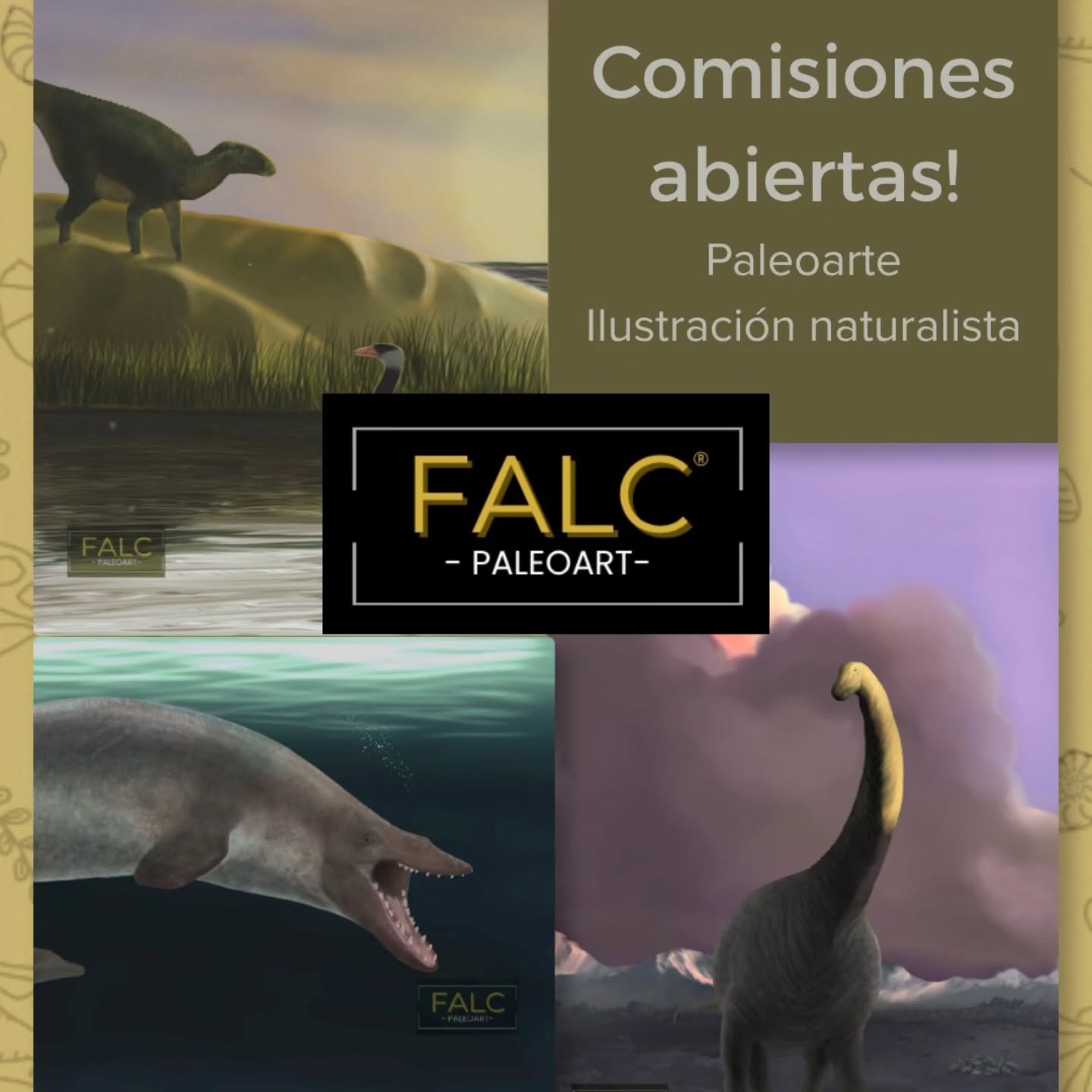 68 likes, 0 comments - falc.paleoart el April 25, 2026: "Muchachada, abro la temporada de comisiones: podrás tener tu pr…